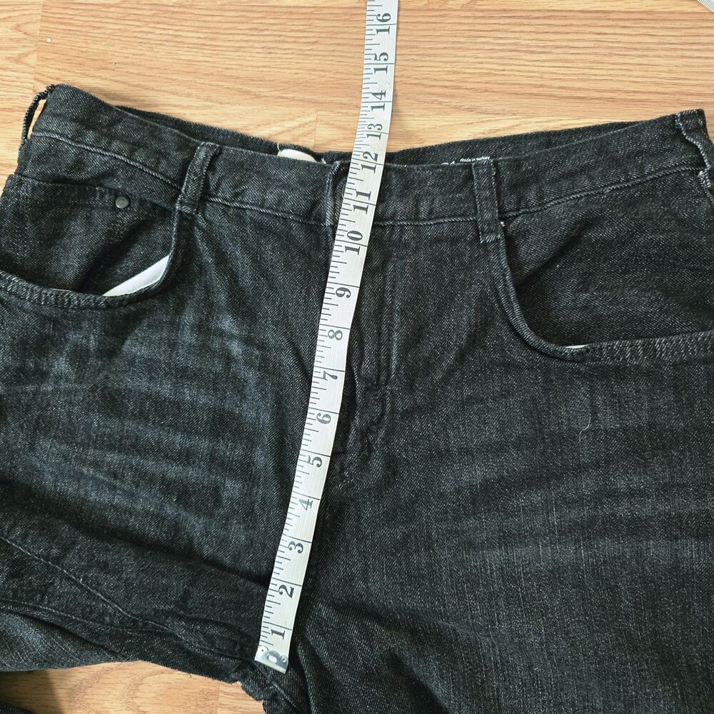 Anthropologie Pilcro Barrel Leg Jeans Women's Size 31 Black High-Rise - Picture 9 of 10